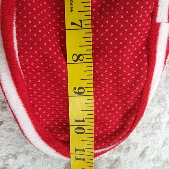 Nick & Nora One Piece Stripes Monkey Footed Pajama Medium Red White - Picture 15 of 16